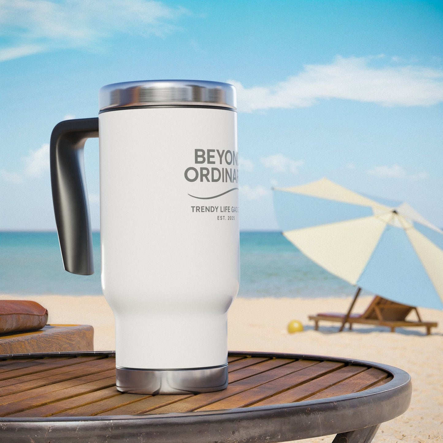 Good Morning Stainless Steel Travel Mug, Inspirational Coffee Cup for On - The - Go, Great for Gifts, Outdoor Adventures, and Daily Commutes - Trendy Life Gadgets