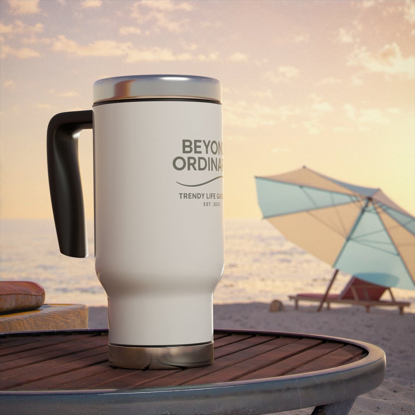Good Morning Stainless Steel Travel Mug, Inspirational Coffee Cup for On - The - Go, Great for Gifts, Outdoor Adventures, and Daily Commutes - Trendy Life Gadgets