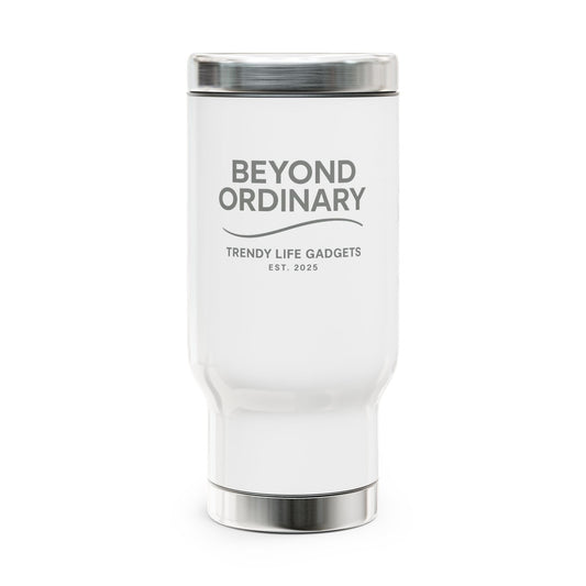 Good Morning Stainless Steel Travel Mug, Inspirational Coffee Cup for On - The - Go, Great for Gifts, Outdoor Adventures, and Daily Commutes - Trendy Life Gadgets