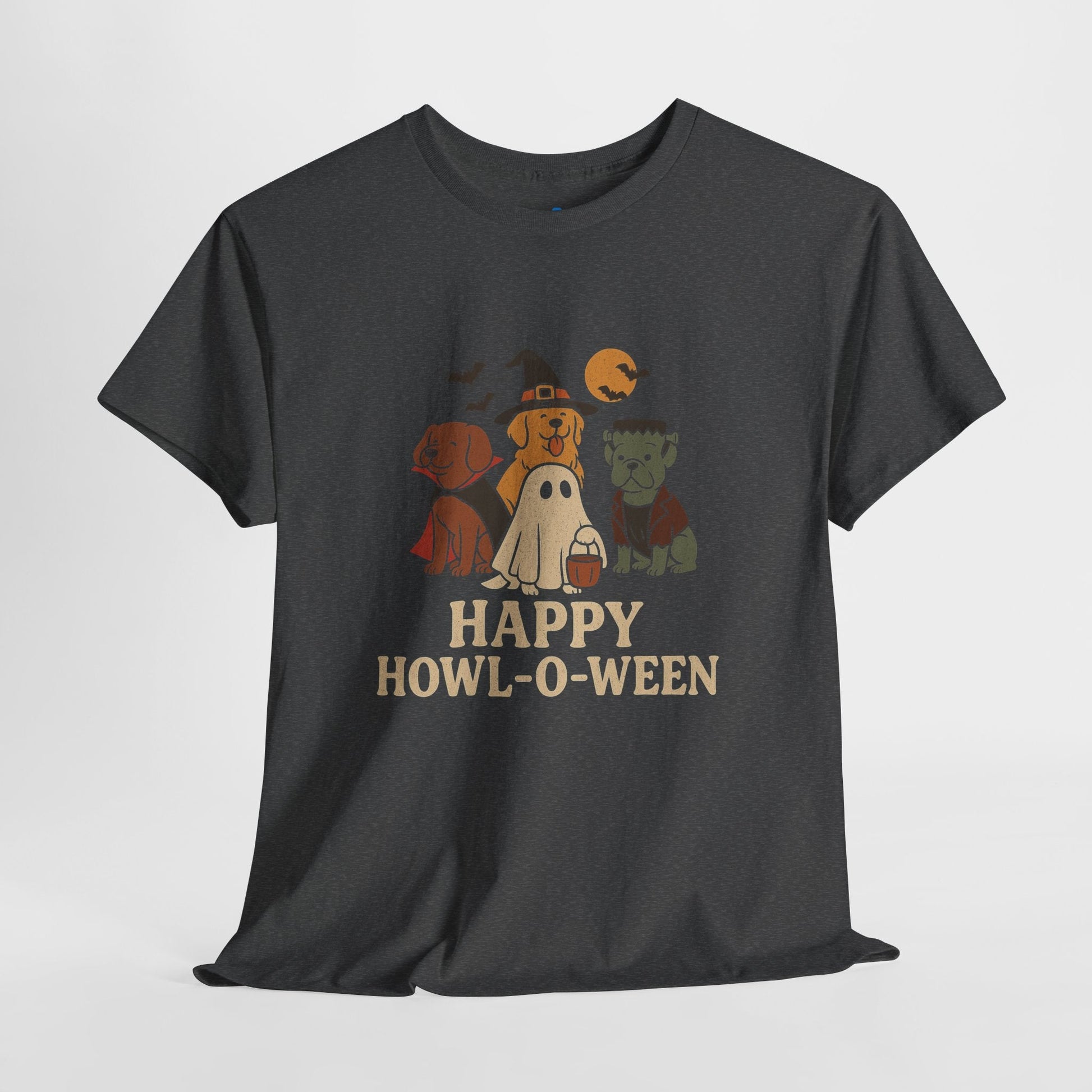 Halloween Dog - Themed Tee, Funny Pet Costume Shirt, Spooky Unisex T-Shirt, Pet Lover Gift, Halloween Party Apparel, Happy Howl - O - Ween, By Trendy Life Gadgets - Trendy Life Gadgets