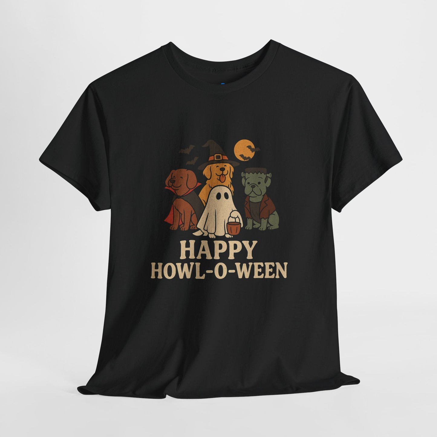 Halloween Dog - Themed Tee, Funny Pet Costume Shirt, Spooky Unisex T-Shirt, Pet Lover Gift, Halloween Party Apparel, Happy Howl - O - Ween, By Trendy Life Gadgets - Trendy Life Gadgets