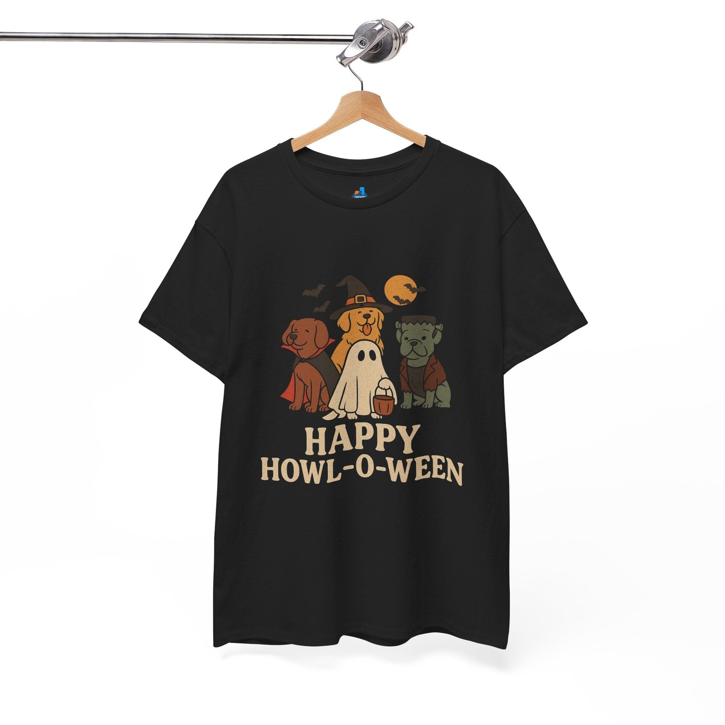 Halloween Dog - Themed Tee, Funny Pet Costume Shirt, Spooky Unisex T-Shirt, Pet Lover Gift, Halloween Party Apparel, Happy Howl - O - Ween, By Trendy Life Gadgets - Trendy Life Gadgets