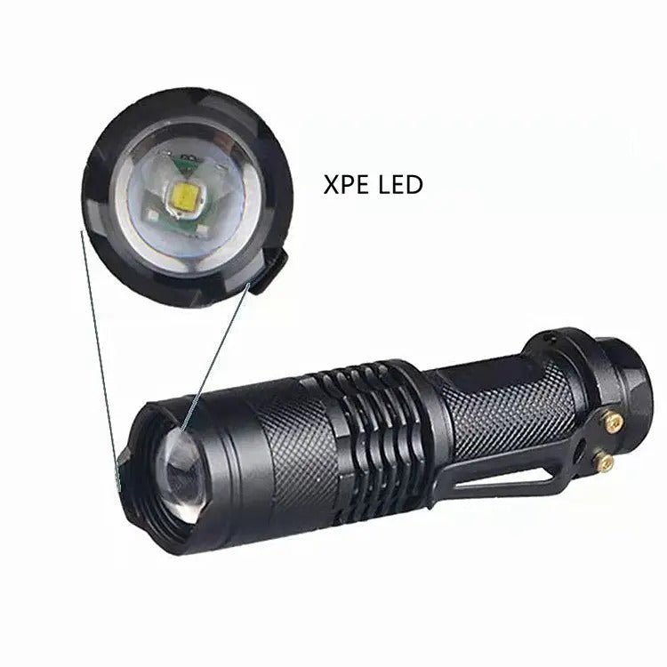 High Power Waterproof Zoomable Mini Torch Tactical Mini Led Flashlight - Trendy Life Gadgets