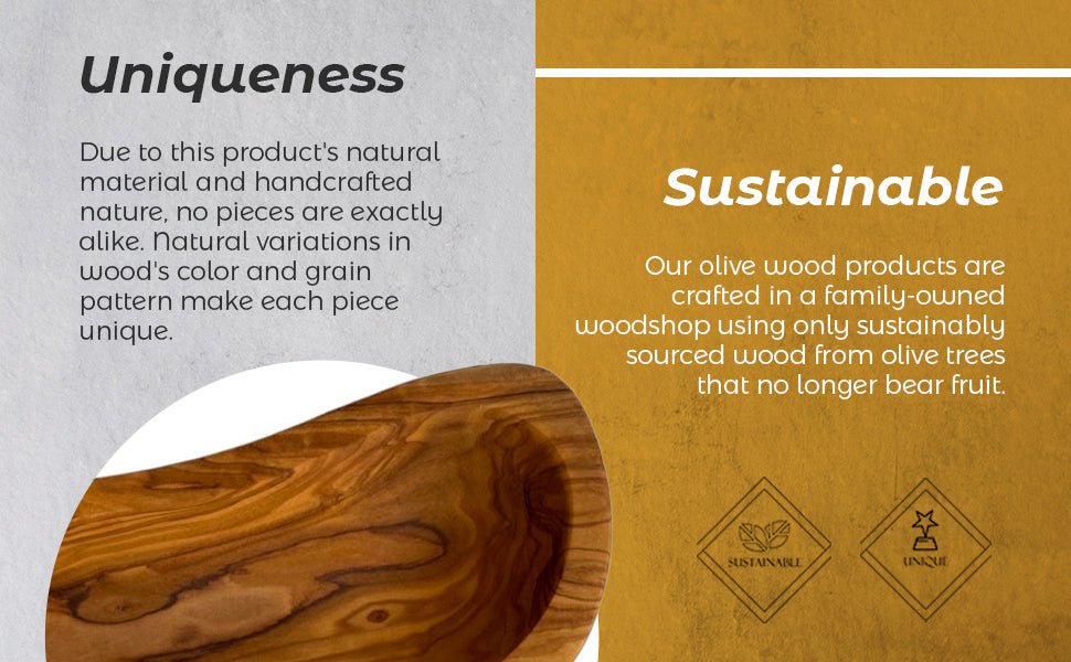 Mediterranean Olive Wood Multi - Purpose Bowl - Trendy Life Gadgets