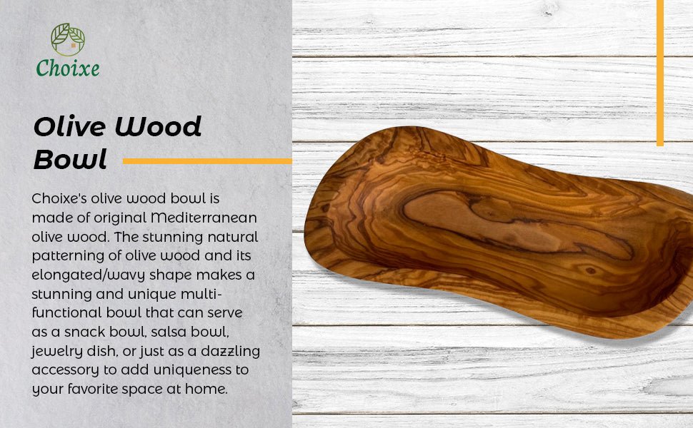 Mediterranean Olive Wood Multi - Purpose Bowl - Trendy Life Gadgets
