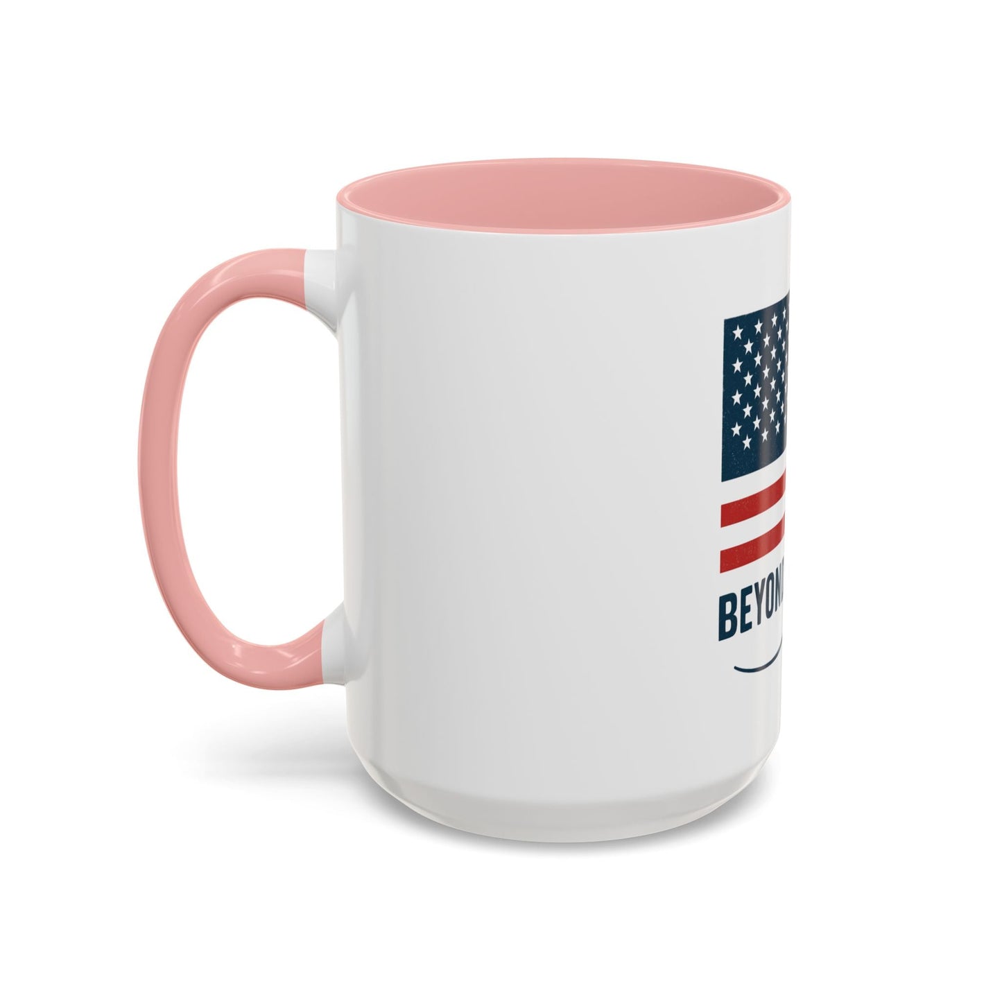 Patriotic Accent Coffee Mug - Beyond Ordinary, Gifts for Veterans, Red White Blue Drinkware, USA Flag Mug, 4th of July Coffee Cup - Trendy Life Gadgets