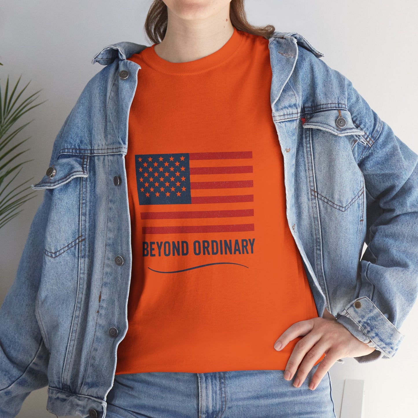 Patriotic Unisex Tee, Beyond Ordinary Summer Shirt, July 4th Gift, USA Flag Apparel, Casual Streetwear, Everyday Comfort Tee - Trendy Life Gadgets