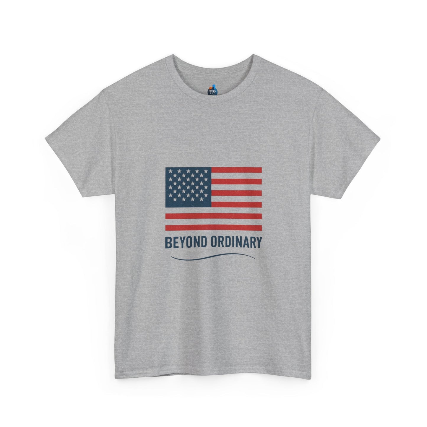 Patriotic Unisex Tee, Beyond Ordinary Summer Shirt, July 4th Gift, USA Flag Apparel, Casual Streetwear, Everyday Comfort Tee - Trendy Life Gadgets