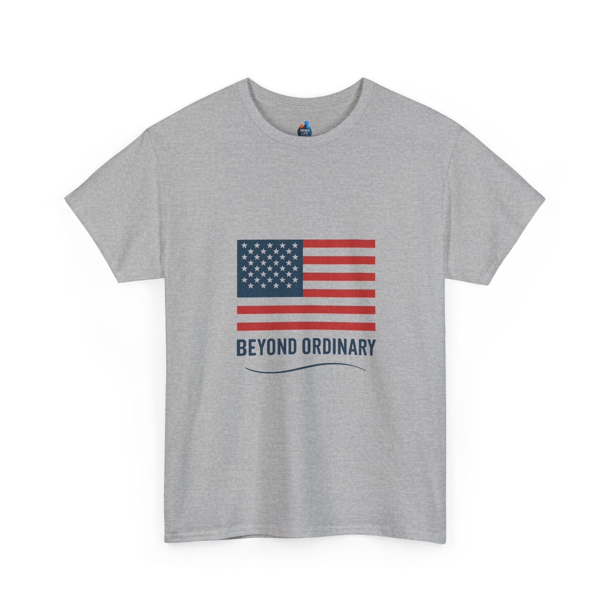 Patriotic Unisex Tee, Beyond Ordinary Summer Shirt, July 4th Gift, USA Flag Apparel, Casual Streetwear, Everyday Comfort Tee - Trendy Life Gadgets