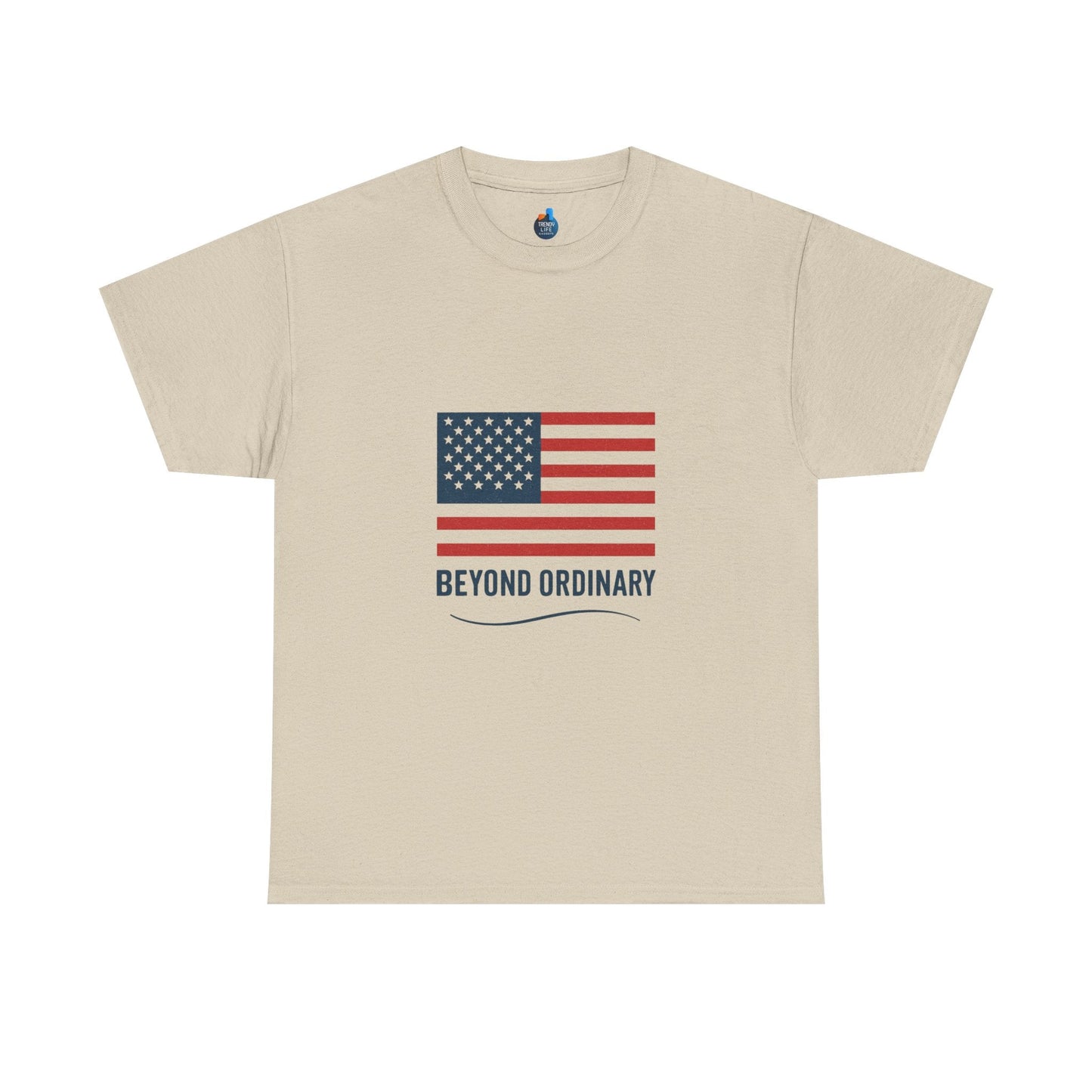 Patriotic Unisex Tee, Beyond Ordinary Summer Shirt, July 4th Gift, USA Flag Apparel, Casual Streetwear, Everyday Comfort Tee - Trendy Life Gadgets