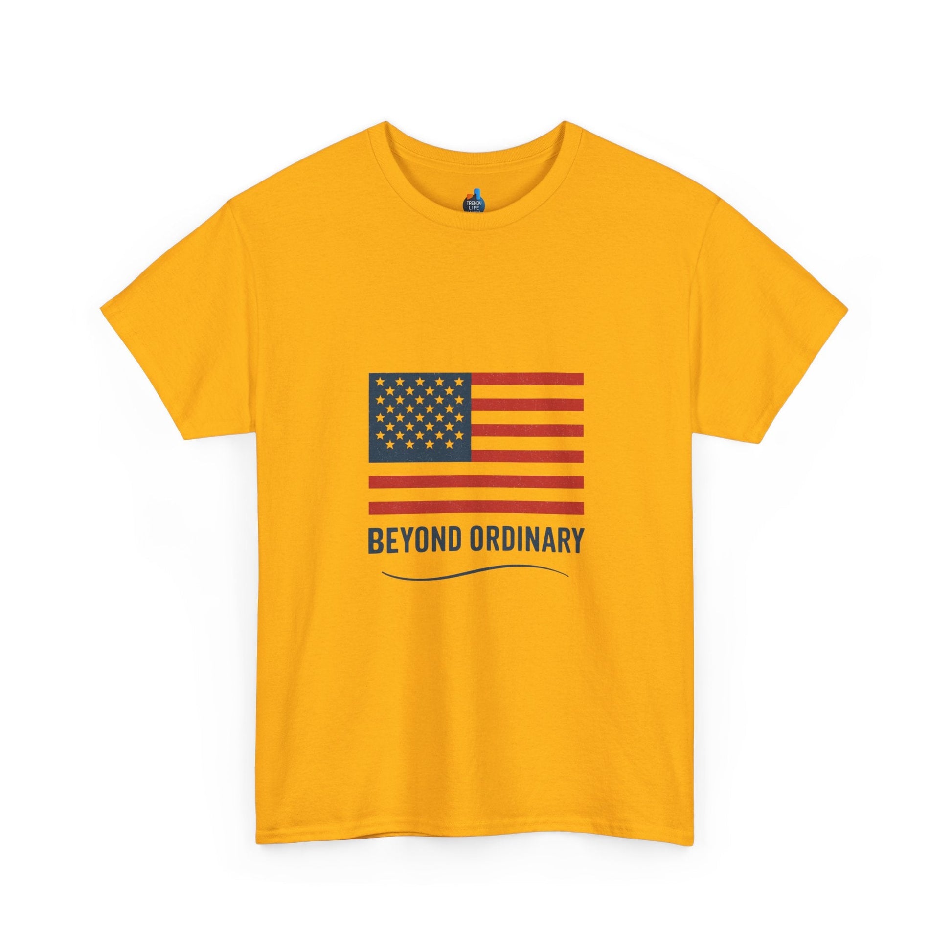 Patriotic Unisex Tee, Beyond Ordinary Summer Shirt, July 4th Gift, USA Flag Apparel, Casual Streetwear, Everyday Comfort Tee - Trendy Life Gadgets