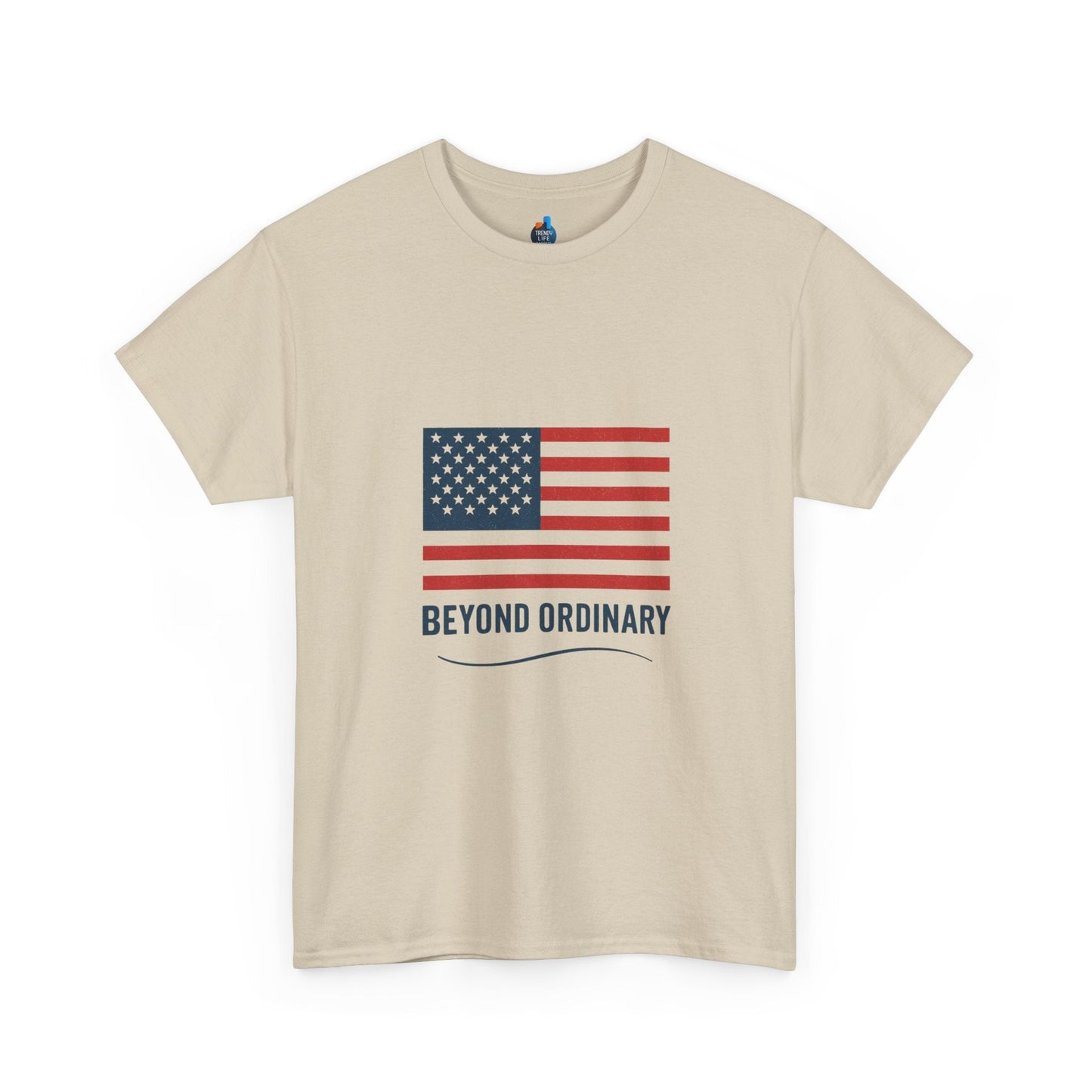 Patriotic Unisex Tee, Beyond Ordinary Summer Shirt, July 4th Gift, USA Flag Apparel, Casual Streetwear, Everyday Comfort Tee - Trendy Life Gadgets