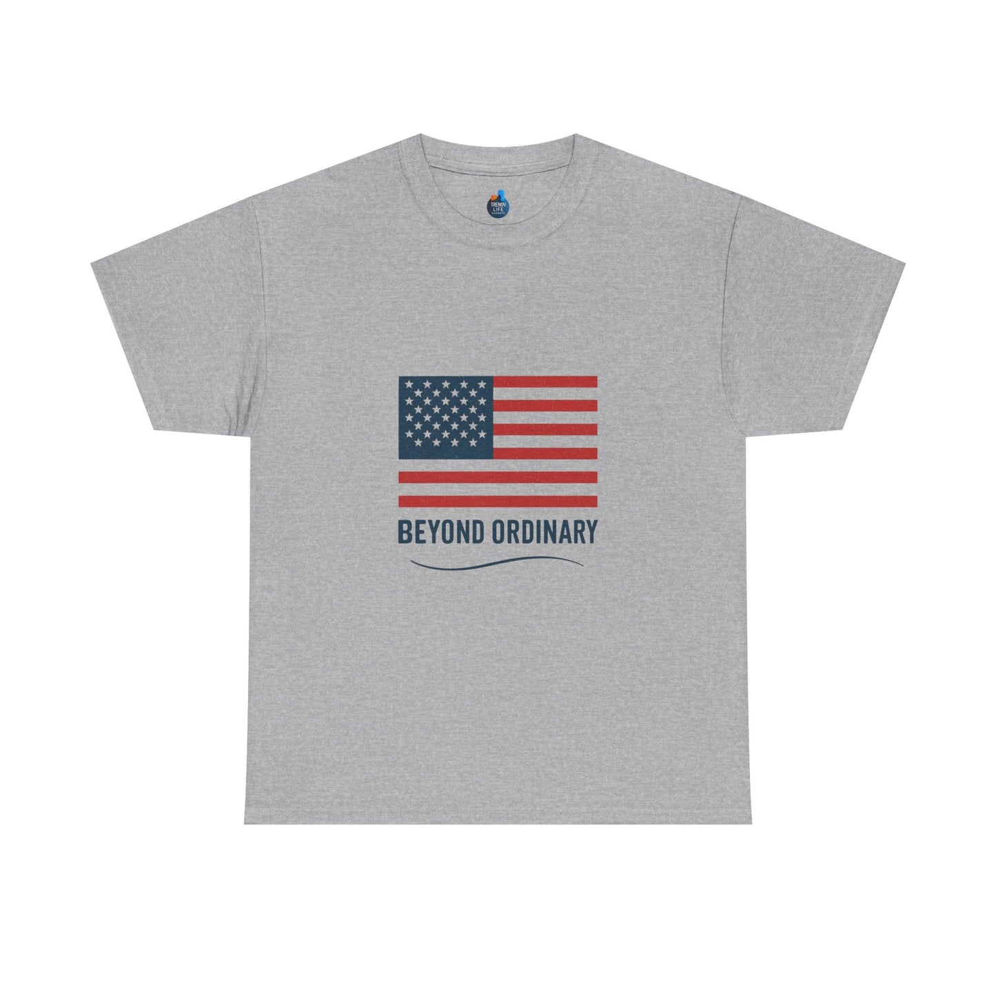 Patriotic Unisex Tee, Beyond Ordinary Summer Shirt, July 4th Gift, USA Flag Apparel, Casual Streetwear, Everyday Comfort Tee - Trendy Life Gadgets