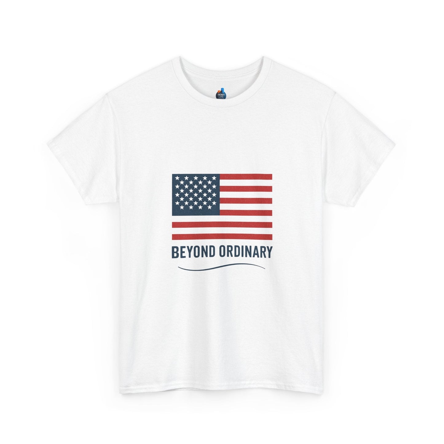 Patriotic Unisex Tee, Beyond Ordinary Summer Shirt, July 4th Gift, USA Flag Apparel, Casual Streetwear, Everyday Comfort Tee - Trendy Life Gadgets
