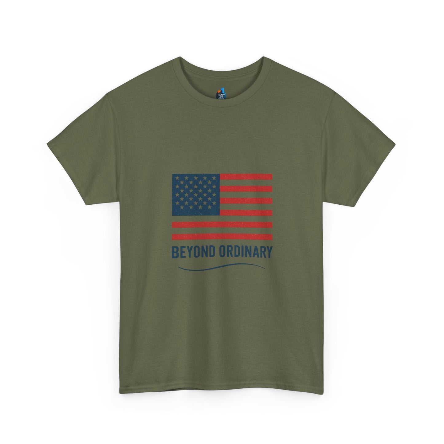 Patriotic Unisex Tee, Beyond Ordinary Summer Shirt, July 4th Gift, USA Flag Apparel, Casual Streetwear, Everyday Comfort Tee - Trendy Life Gadgets
