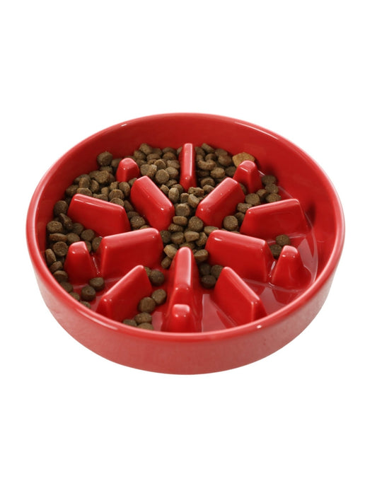 [Spark] Slow Feeder Dog Bowls - Red / Green / Blue - Trendy Life Gadgets