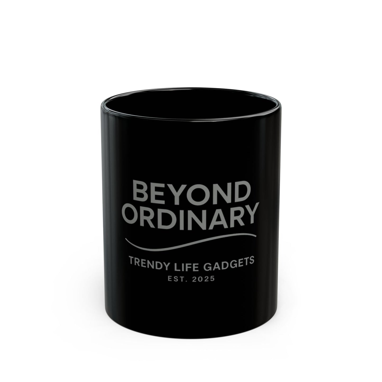 Trendy Life Gadgets Black Mug, Gift for Tech Lovers, Coffee Cup for Everyday Use - Trendy Life Gadgets