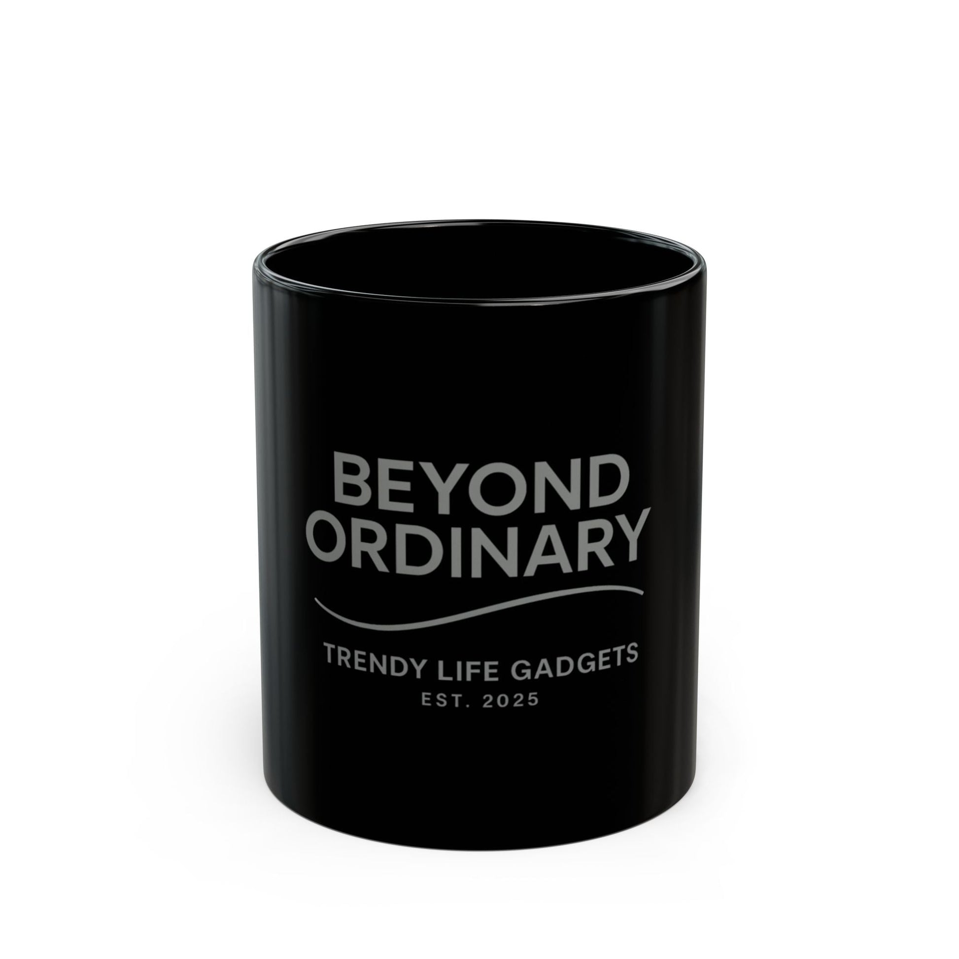 Trendy Life Gadgets Black Mug, Gift for Tech Lovers, Coffee Cup for Everyday Use - Trendy Life Gadgets
