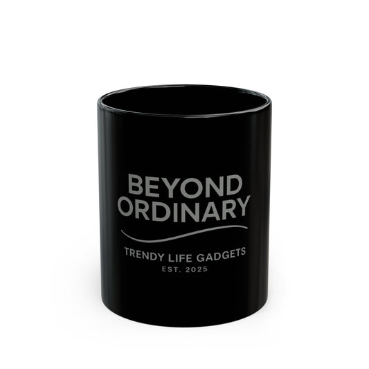 Trendy Life Gadgets Black Mug, Gift for Tech Lovers, Coffee Cup for Everyday Use - Trendy Life Gadgets