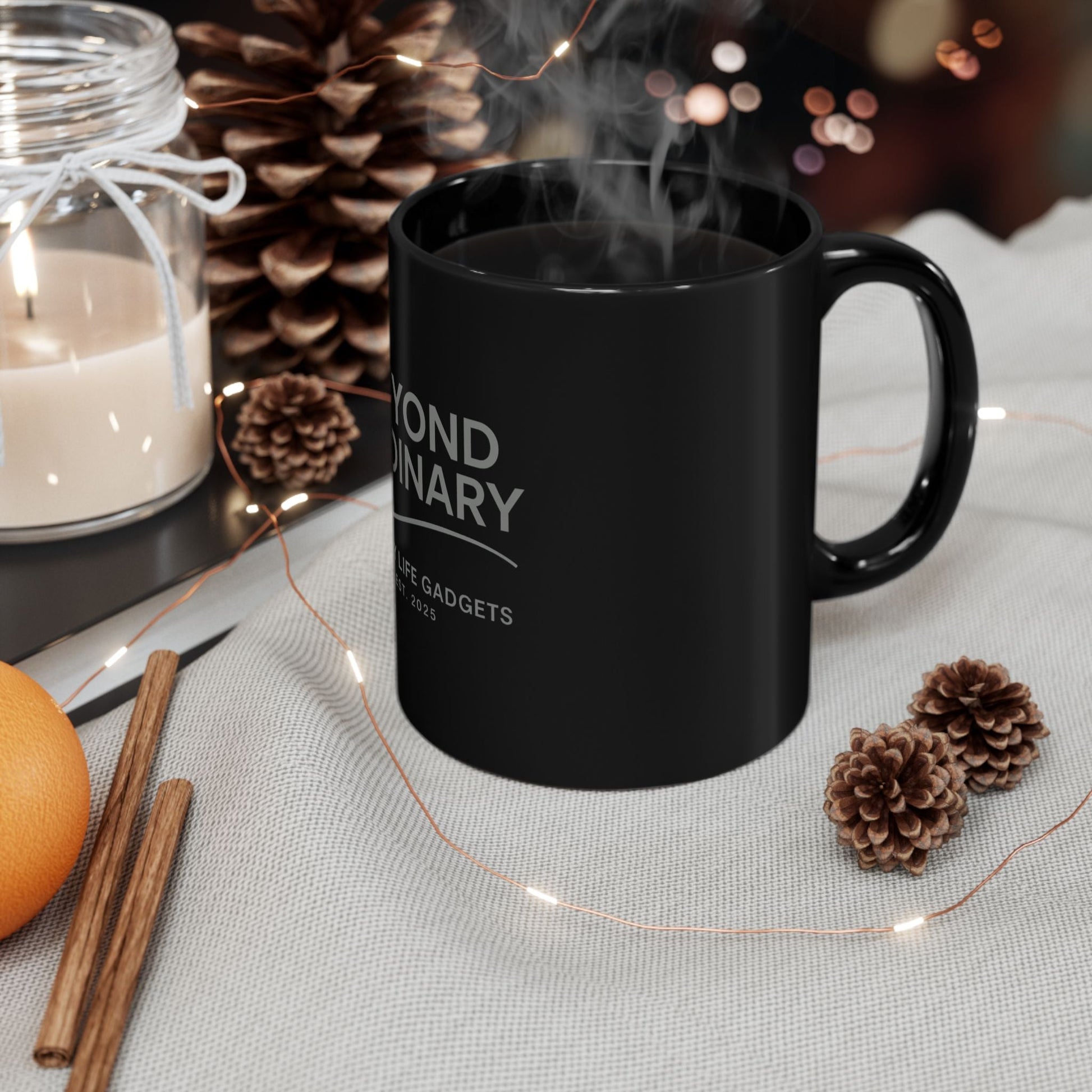 Trendy Life Gadgets Black Mug, Gift for Tech Lovers, Coffee Cup for Everyday Use - Trendy Life Gadgets