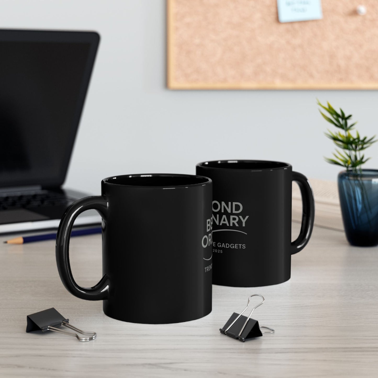 Trendy Life Gadgets Black Mug, Gift for Tech Lovers, Coffee Cup for Everyday Use - Trendy Life Gadgets