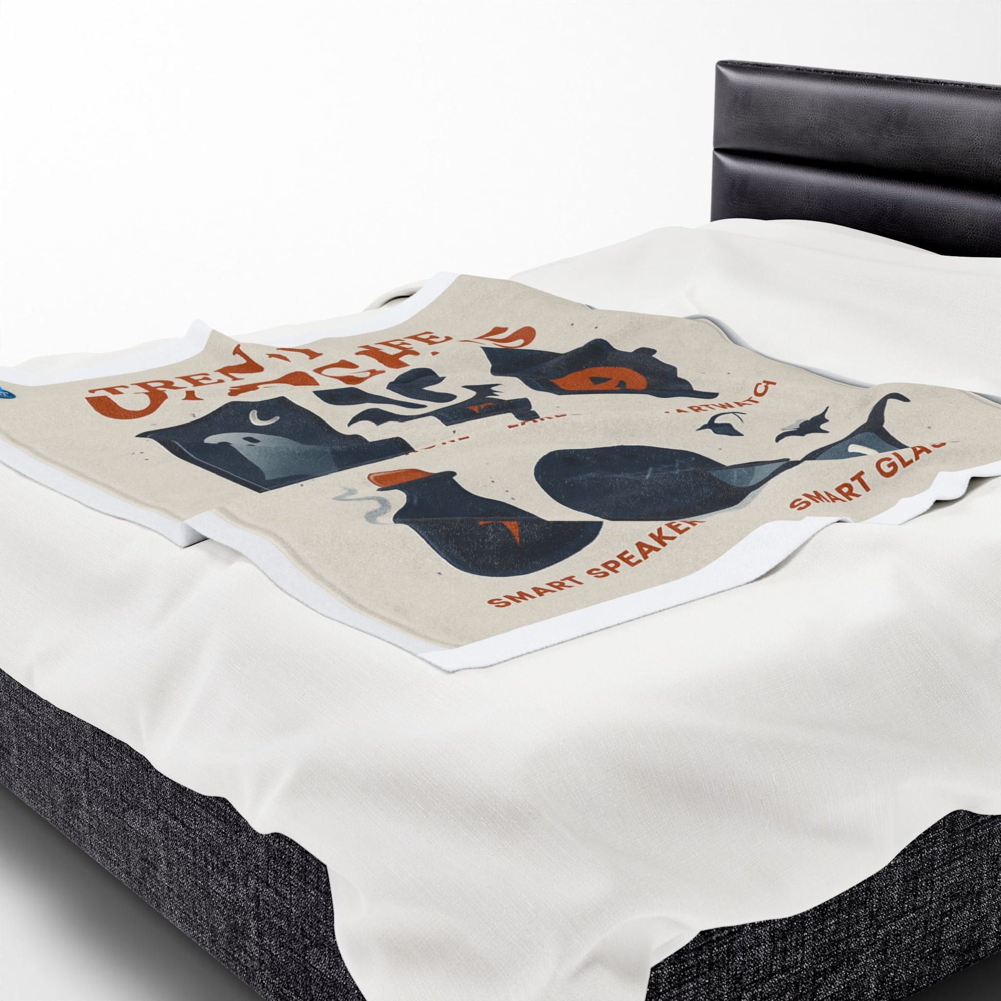 Trendy Life Gadgets Plush Blanket | Cozy Throw for Tech Lovers, Gift for Geeky Friends, Halloween & Home Decor - Trendy Life Gadgets