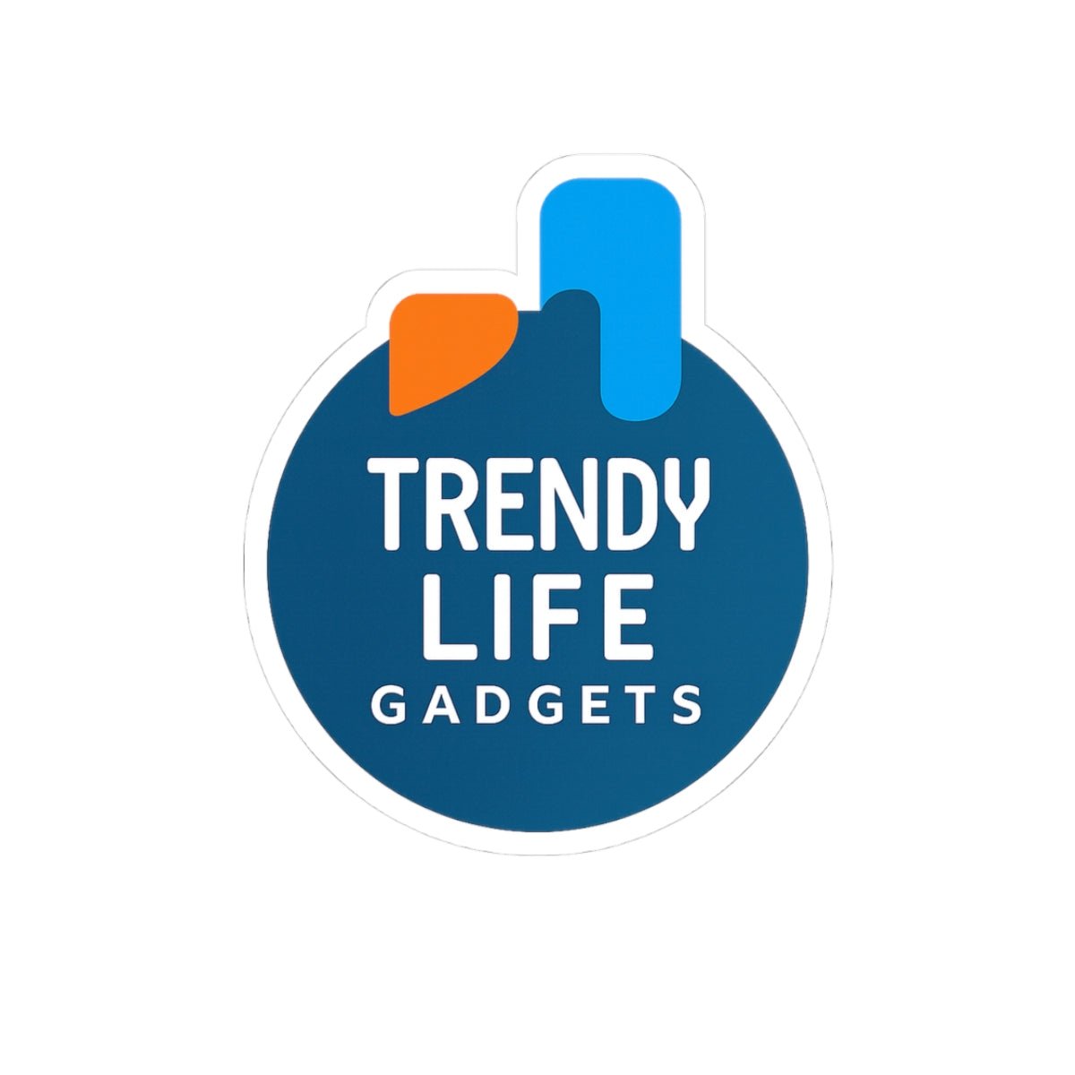 Trendy Life Gadgets Stickers - Fun and Stylish Vinyl Decals for Laptops, Water Bottles, Journals, Gift for Tech Lovers - Trendy Life Gadgets