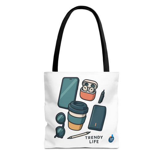 Trendy Life Tote Bag, Stylish Shopping Tote, Eco - Friendly Bag, Casual Tote for Everyday Use, Gift for Trendsetters - Trendy Life Gadgets