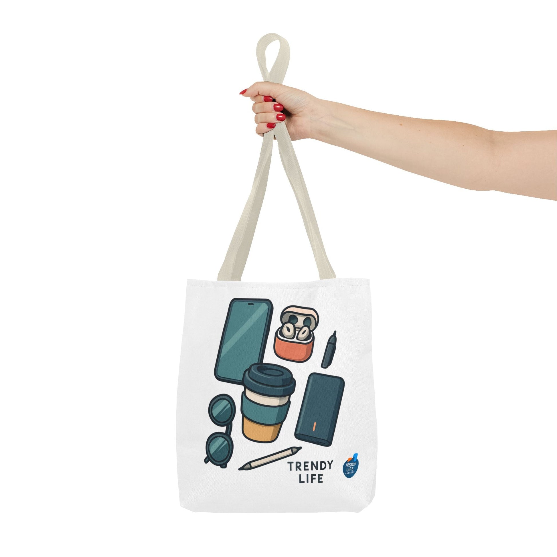 Trendy Life Tote Bag, Stylish Shopping Tote, Eco - Friendly Bag, Casual Tote for Everyday Use, Gift for Trendsetters - Trendy Life Gadgets