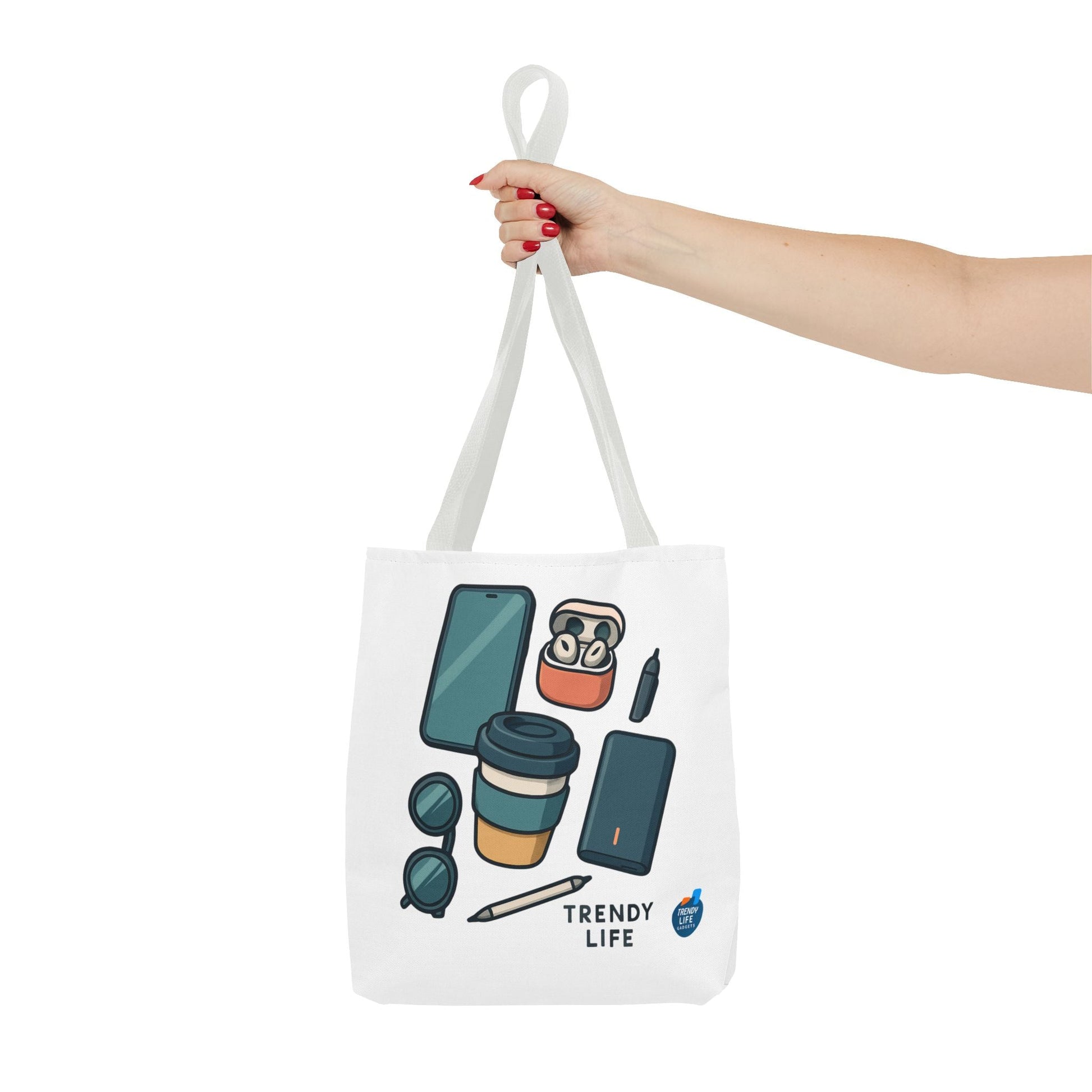 Trendy Life Tote Bag, Stylish Shopping Tote, Eco - Friendly Bag, Casual Tote for Everyday Use, Gift for Trendsetters - Trendy Life Gadgets