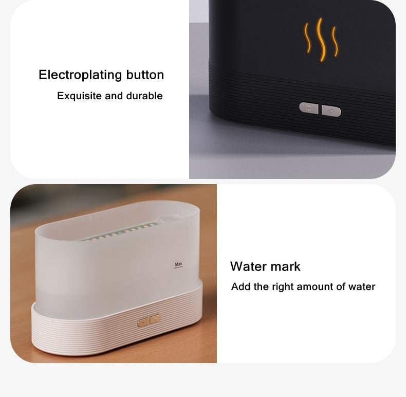 Ultrasonic Usb Fire Essential Oil Aroma Diffuser - Trendy Life Gadgets