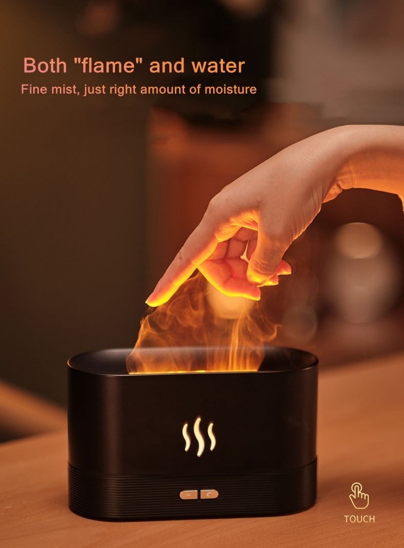Ultrasonic Usb Fire Essential Oil Aroma Diffuser - Trendy Life Gadgets