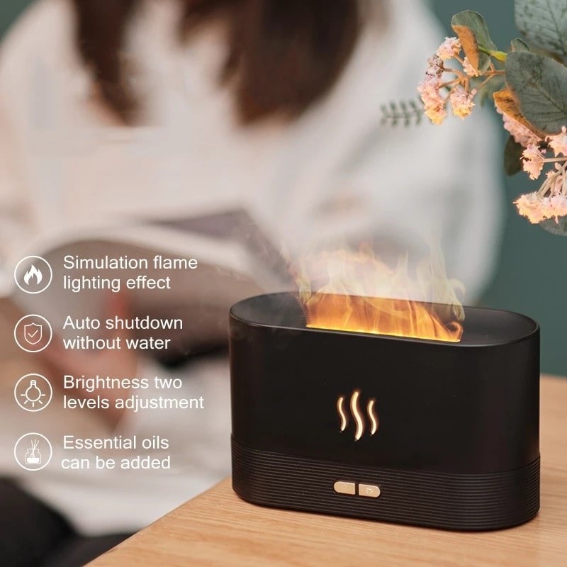 Ultrasonic Usb Fire Essential Oil Aroma Diffuser - Trendy Life Gadgets