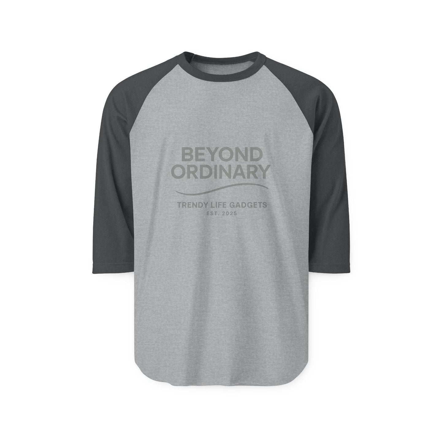 Unisex Raglan Shirt - Beyond Ordinary, Casual Wear, Trendy Apparel, Unique Gift, Everyday Style, Unisex Fashion - Trendy Life Gadgets