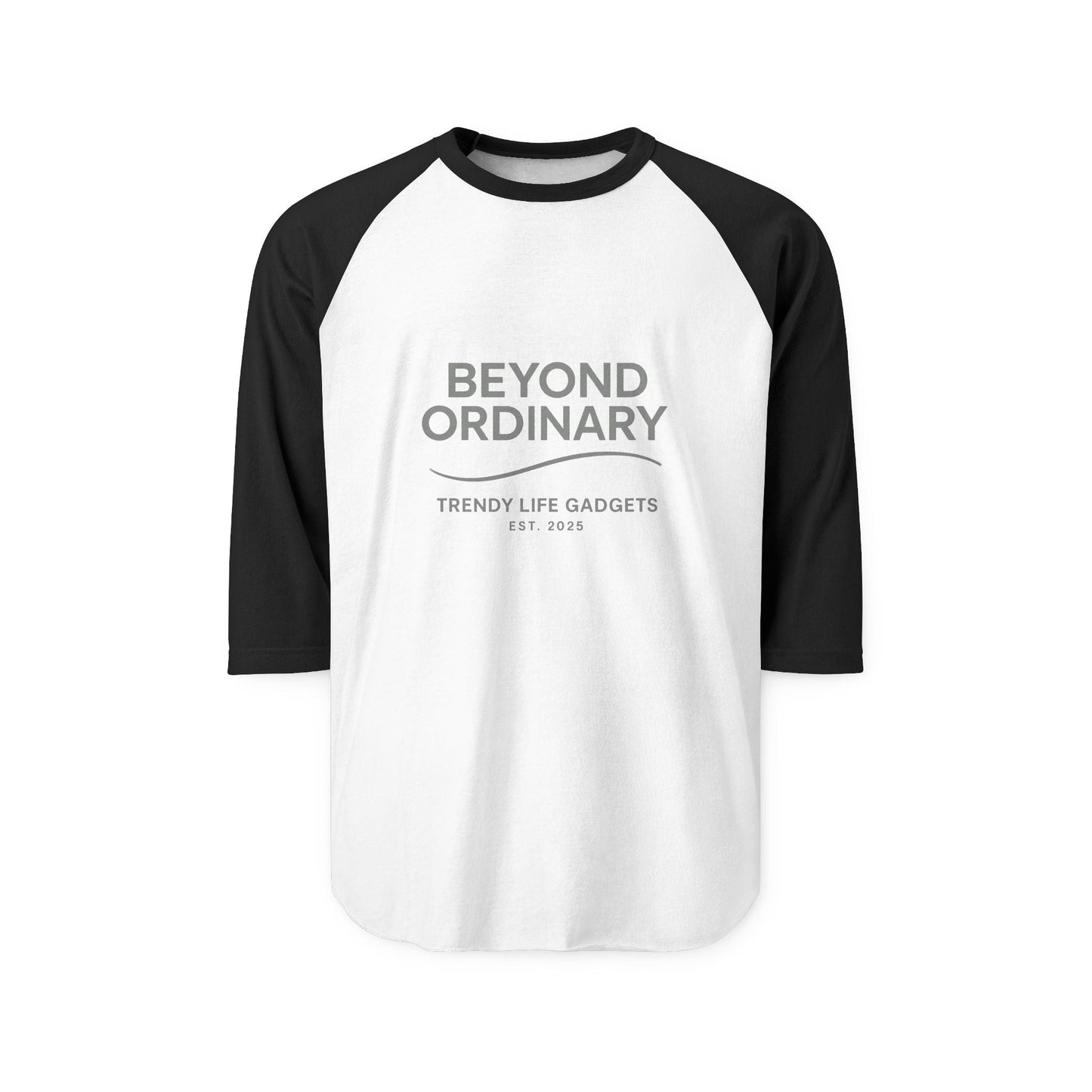 Unisex Raglan Shirt - Beyond Ordinary, Casual Wear, Trendy Apparel, Unique Gift, Everyday Style, Unisex Fashion - Trendy Life Gadgets