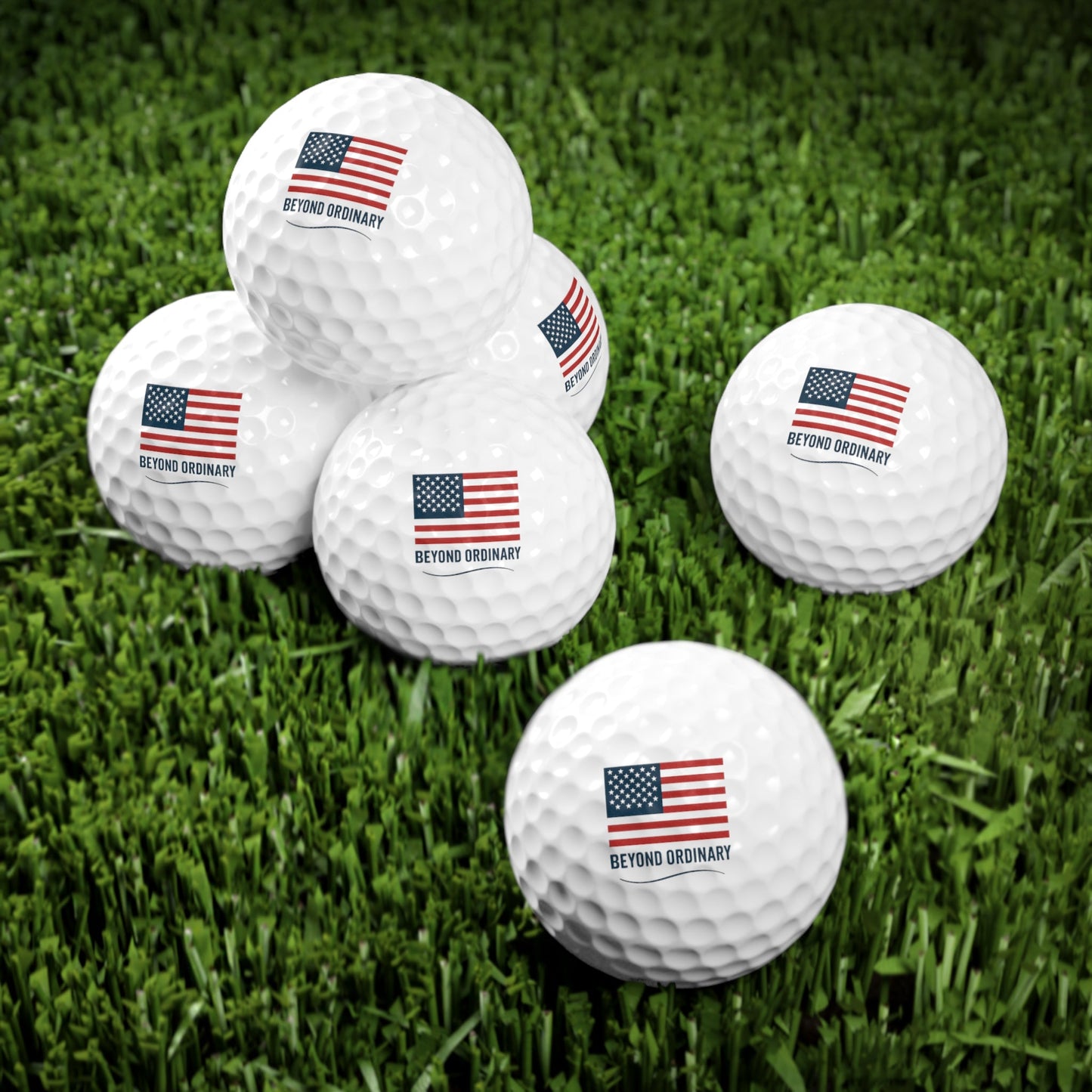 USA Flag Golf Balls Set, Perfect Gift for Golf Lovers, Beyond Ordinary Theme, Ideal for Father's Day, Birthday, or Sports Events - Trendy Life Gadgets
