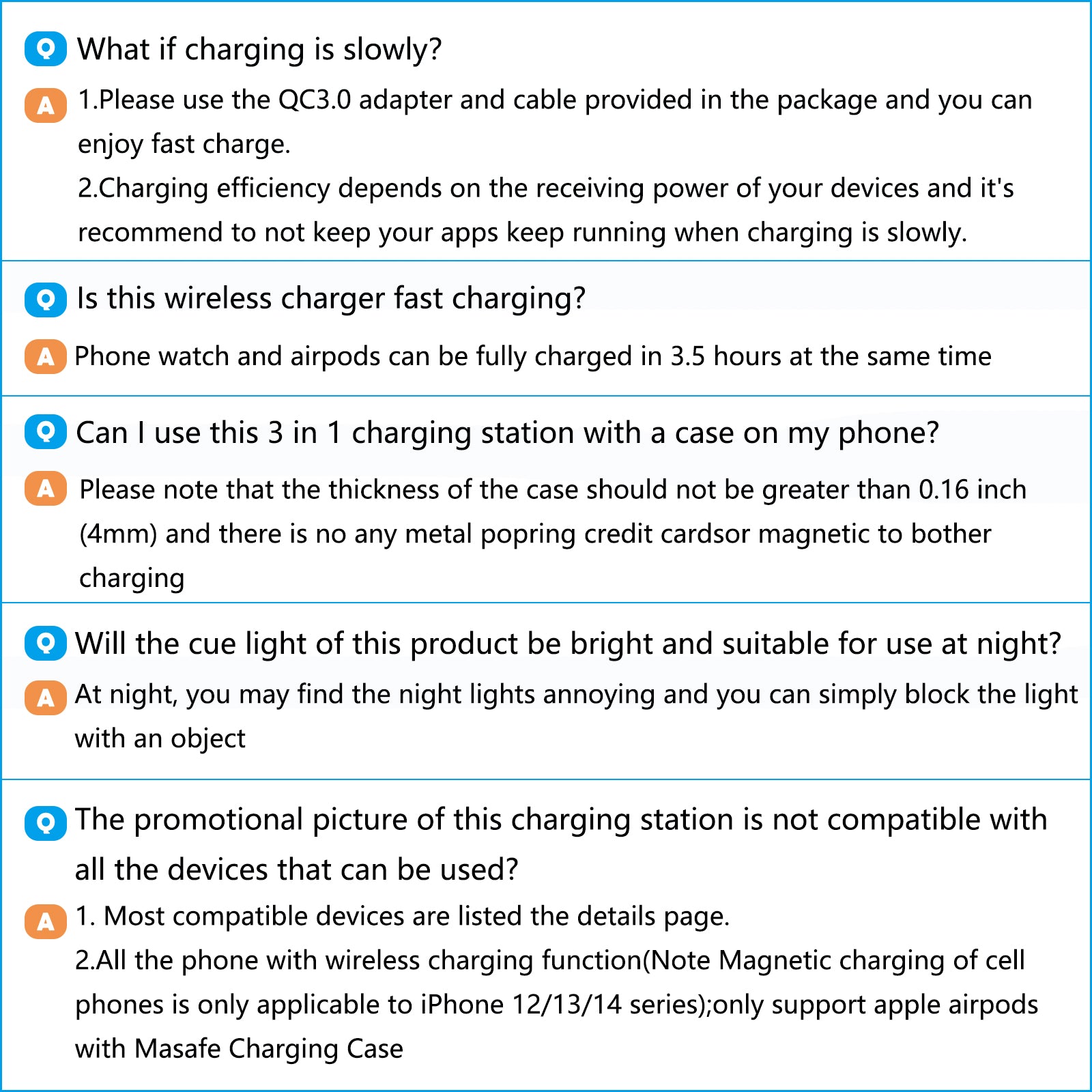 Wirelss Chargering Station, Magnetic Charging Station Compatible with Iphone, Airpods, and Apple Watch - Trendy Life Gadgets